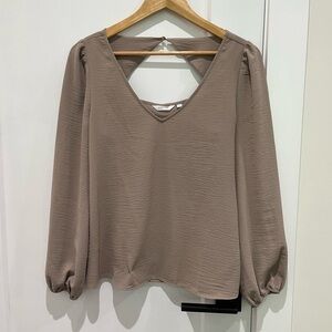 Reitmans Beige Blouse SM